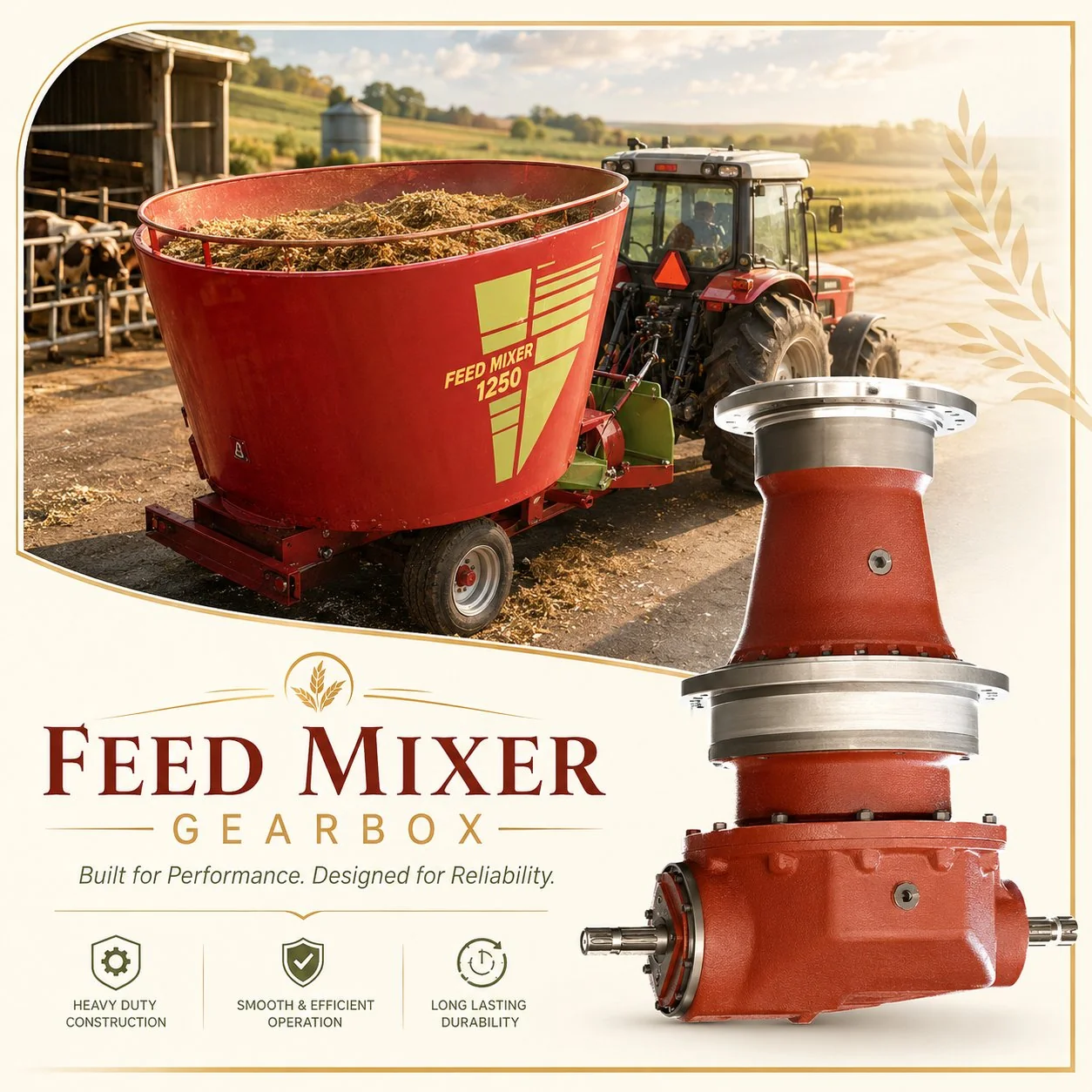 Feed Mixer Gearbox Application