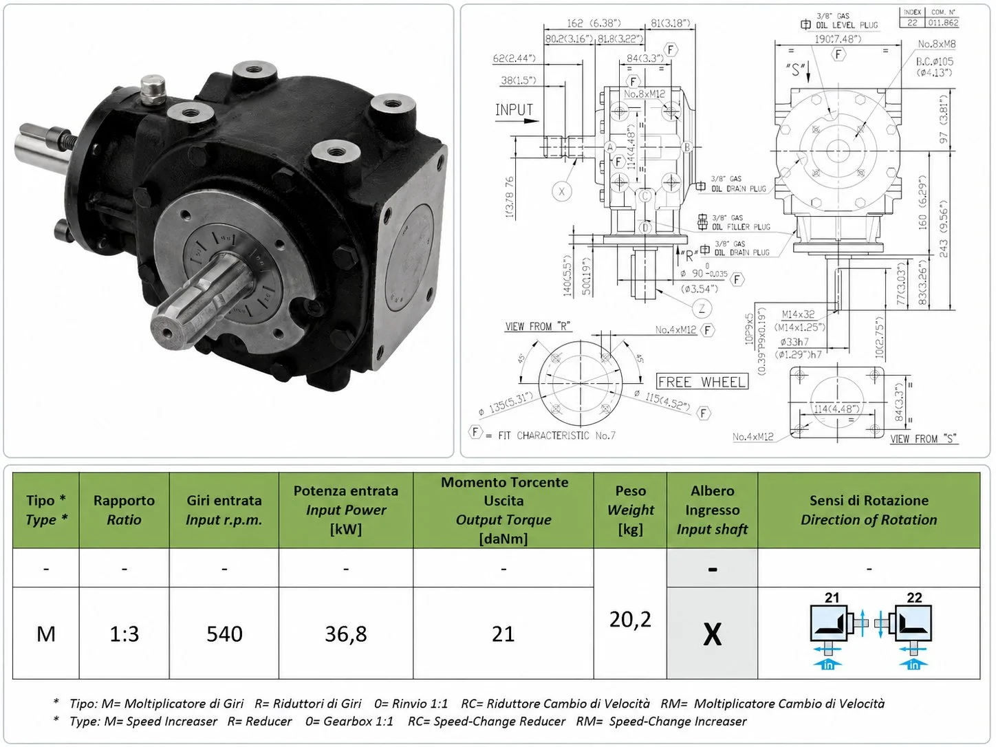 Flail Mower Gearbox Dimension 1 (1)