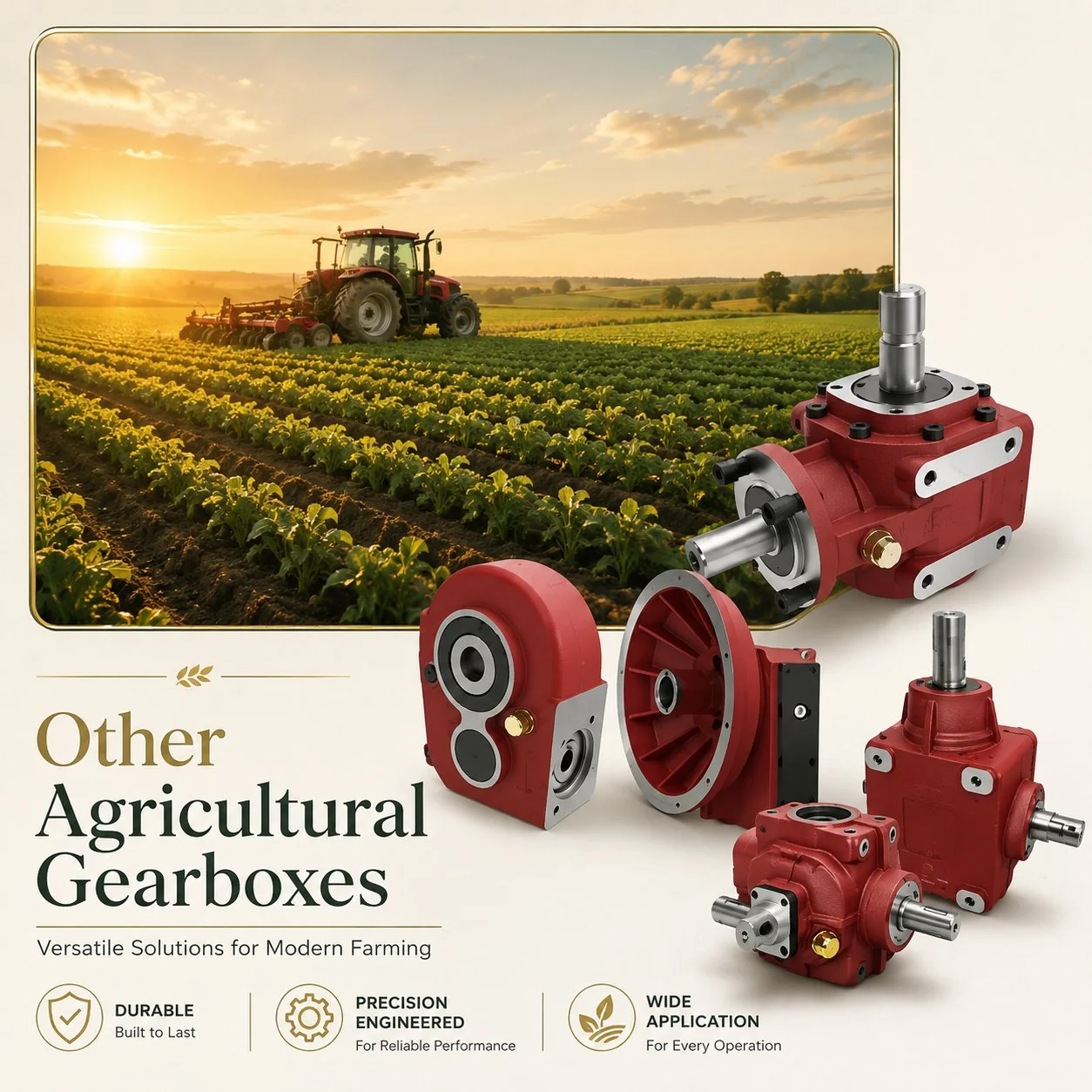 Fertilizer Spreader Gearbox — PTO Disc Drive for Broadcast Spreading Other Agricultural Gearboxes