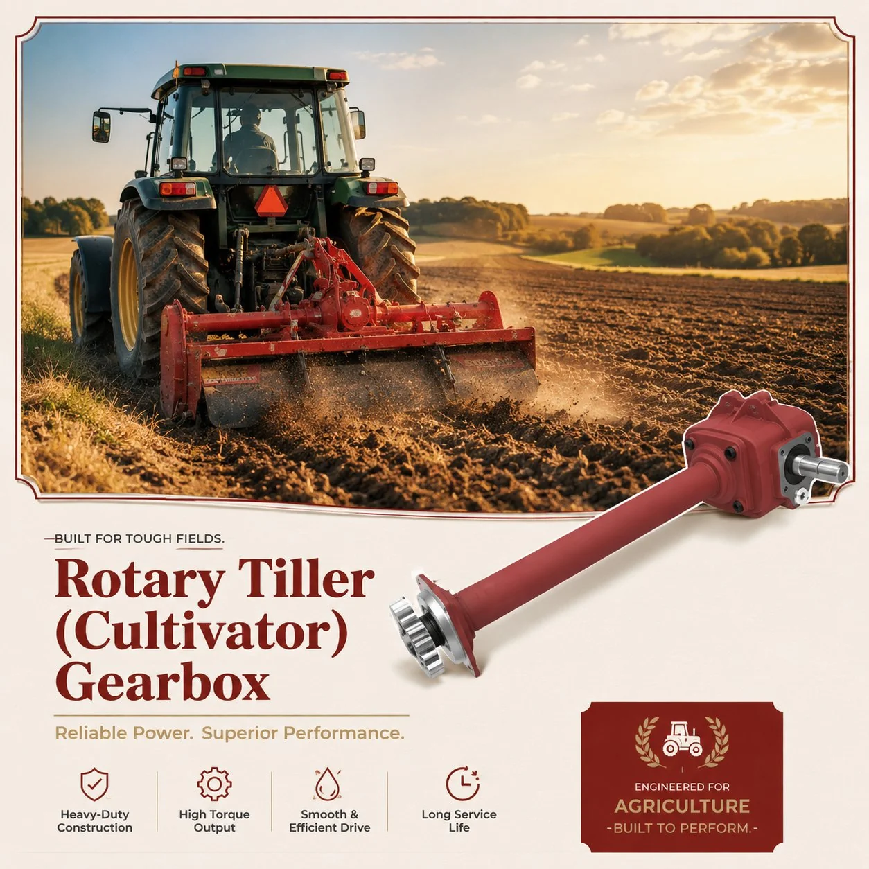 Rotary Tiller (Cultivator) Gearbox